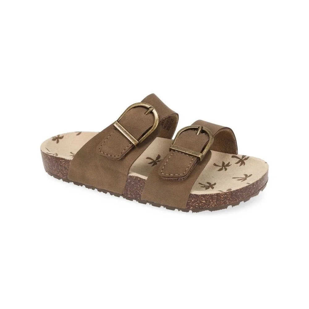 Wonder Nation Labeled Boys Two Buckle Sandals, Size 1- Unisex